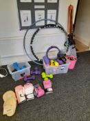 Quantity of Various Gym Equipment to include Dumbb