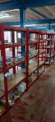 10 x Bays of lightweight boltless warehouse racking (contents not included)