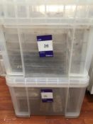 Quantity of chocolate moulds to include small shapes e.g. hot chocolate sticks, circa 70 moulds