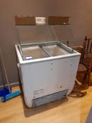 Mandial Group SRL Ice cream freezer, with glass sh
