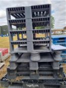 9no. Mixed Lot of Plastic Pallets. Please note this lot is located in Hemswell, Lincolnshire, UK. Vi