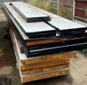 A selection of fridge/chiller composite panels – Job Lot. Please note this lot is located in Hemswel