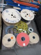 Pallet of Assorted Cabling. Please note there is a £5 + VAT Lift Out Fee on this Lot