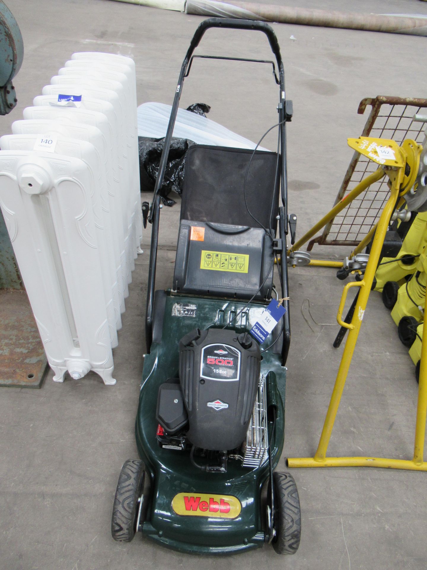 A Webb petrol mower (spares or repairs)