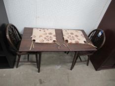 Extending Table with 2 Chairs, Side Tables, Wicker Chair, Nest of Tables etc.