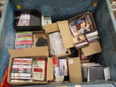 Stillage of assorted DVD's (stillage not included)