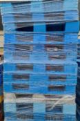 14no. Open Deck Plastic Pallets 1100 x 1100 x 150mm. Please note this lot is located in Hemswell, Li