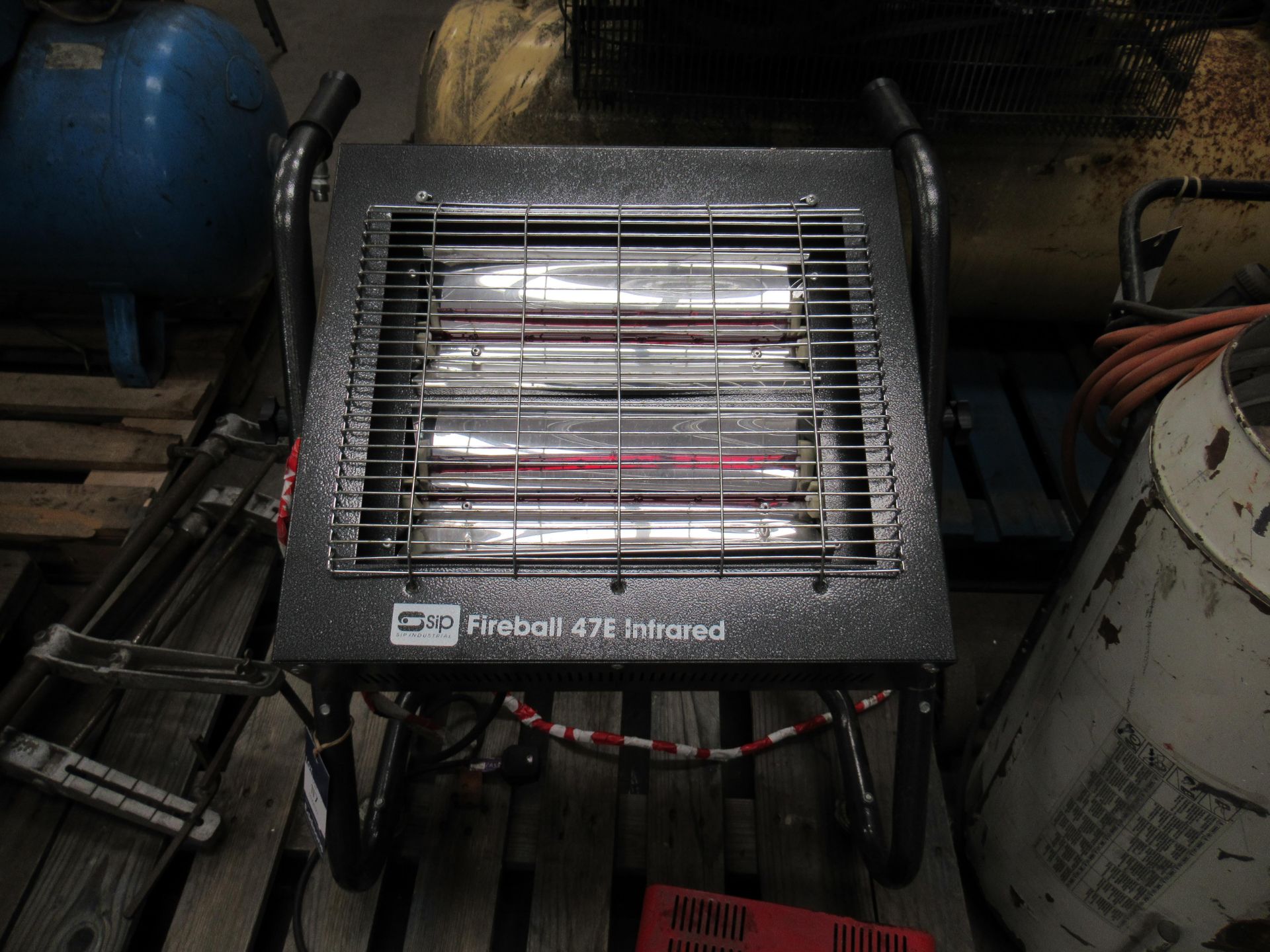 A Fireball 47E infrared heater. SPARES OR REPAIRS