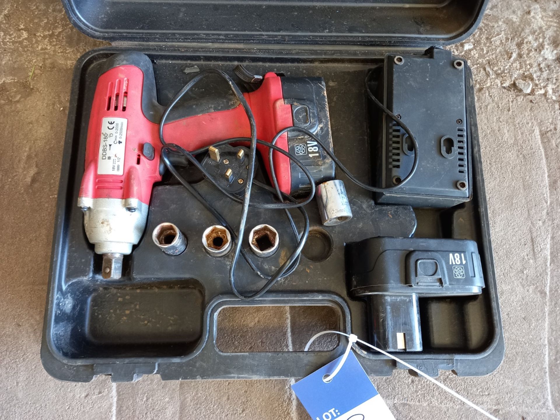 DDBS-180 Cordless Impact Driver, to case
