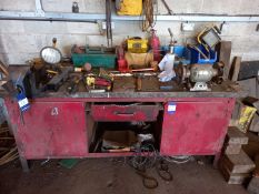 Workbench & Various Hand Tools