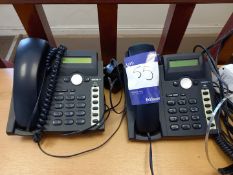 2 x Snom 300 Telephone Handsets