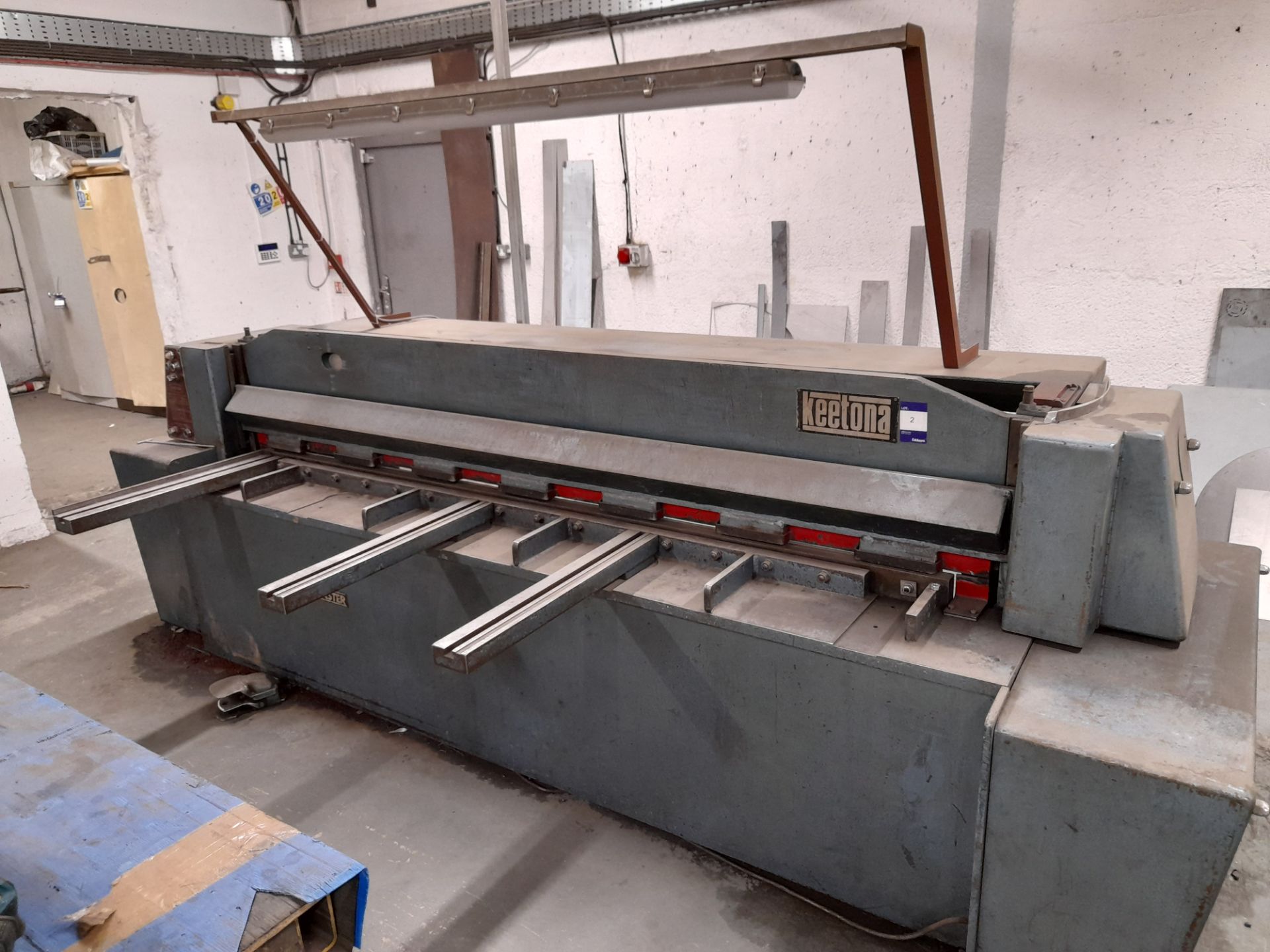 Keetona Shearmaster Guillotine 100" x 1/8" - Image 2 of 8