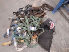 Assortment of lifting & ratchet straps