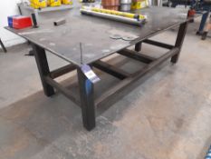 Steel Fabrication Table 2.5m x 1.25m