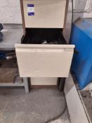 4 Drawer Metal Filing Cabinet & Contents to include assortment of air driven handtools