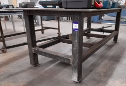 Steel Fabrication Table 2.5m x 1.25m