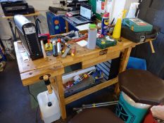 SIP timber work bench (contents not included)