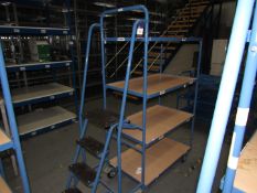 Fetra 4 tier warehouse trolly