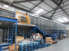 BITO Storage Shelf Supported Racking System, Approx. 31m x 16m inc 2 staircases, Purchaser to