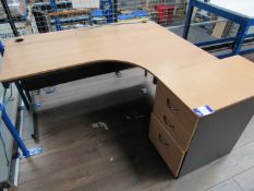 Beech effect desk