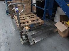 Stainless steel ZF30 Pallet truck with scale