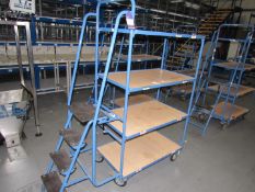 Fetra 4 tier warehouse trolly