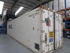 Maersk MQRS-10HS-271D Insulated shipping container with chiller and slotted floor S/N QM010624A, 2.