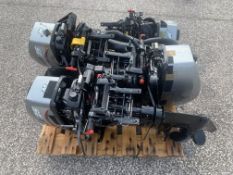 Qty 4 Mariner 25Hp Outboard Motors: Ex Mod Used