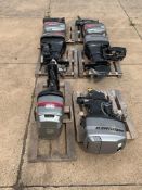 Qty 6 Mariner 90hp Outboard Motors Ex Mod used