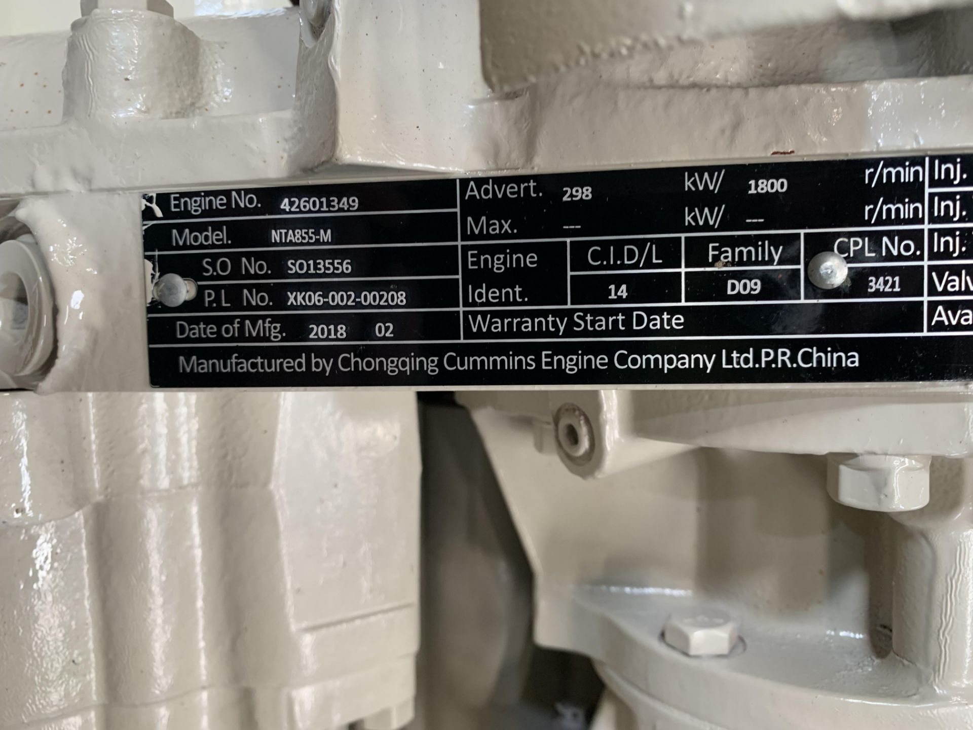 Cummins NTA855 Marine Diesel Engine: New - Image 5 of 5