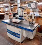 Hoffman TFS 2000 Spindle Moulder, Hoffman Tegamatic Controls, serial number 12801322, Year 2002 with
