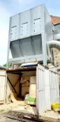 JHM Moldow Galvanised Dust Extraction Unit with Collection Hopper, Rotary Valve, Diverter and JHM