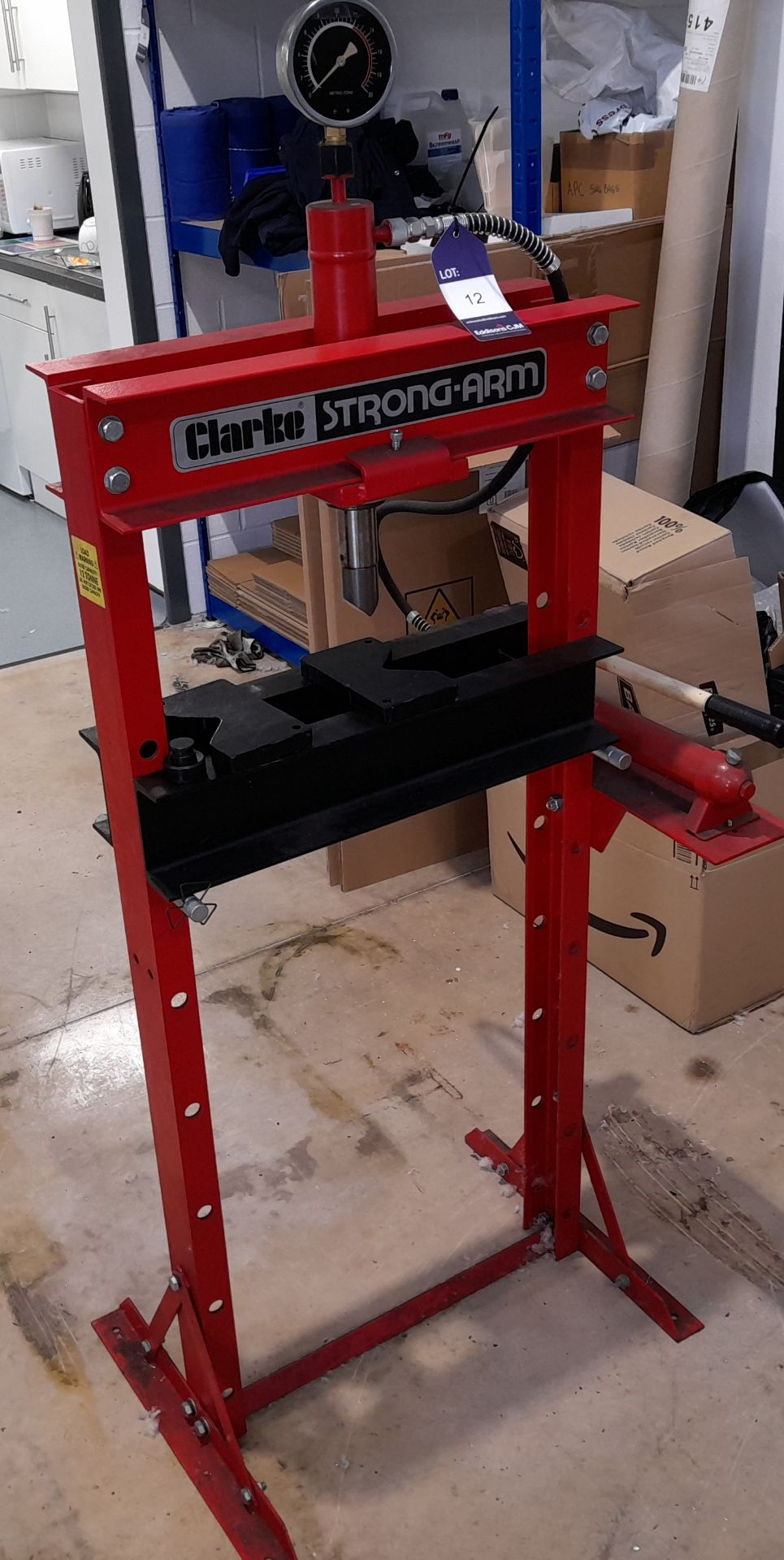 Clarke Strong Arm Garage Press, as lotted