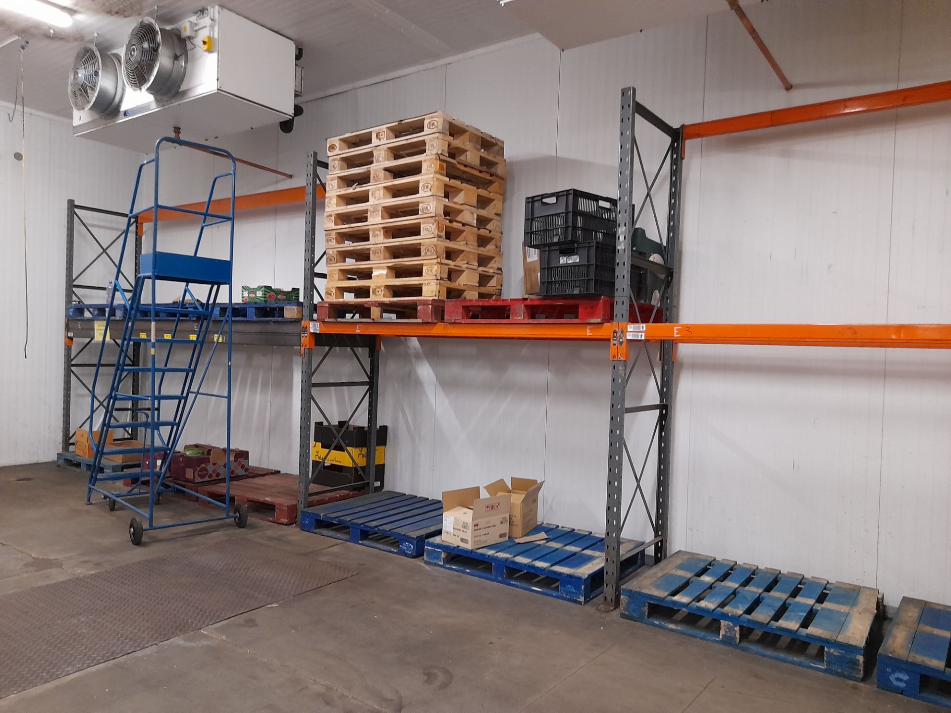 22 Bays of various 3m high pallet racking (Room 8 – Chill room – please note that you may be - Image 4 of 4