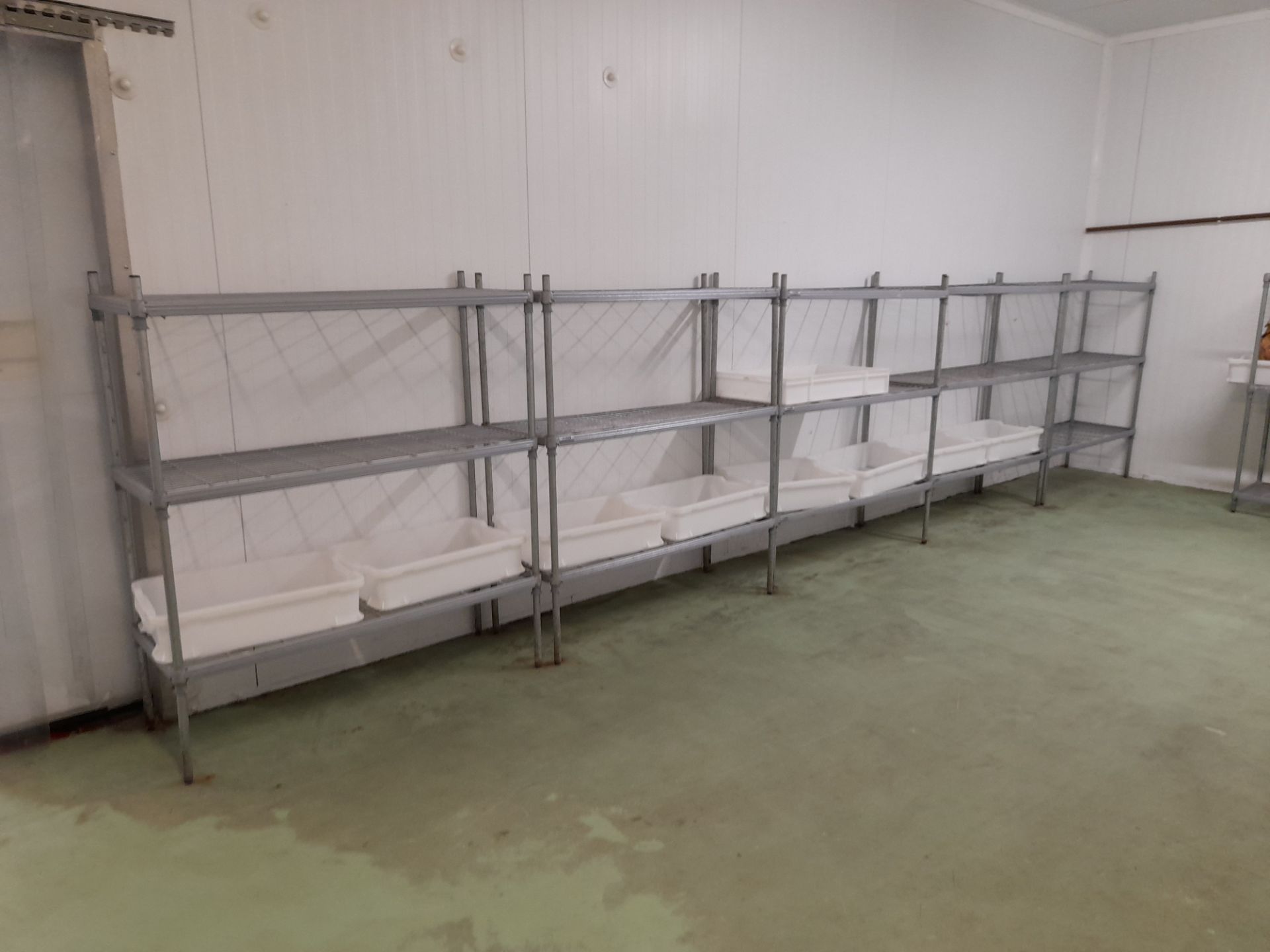8 x stainless steel mesh racks 1300mm x 1050mm (located chill room 2) (only available for removal - Image 2 of 2