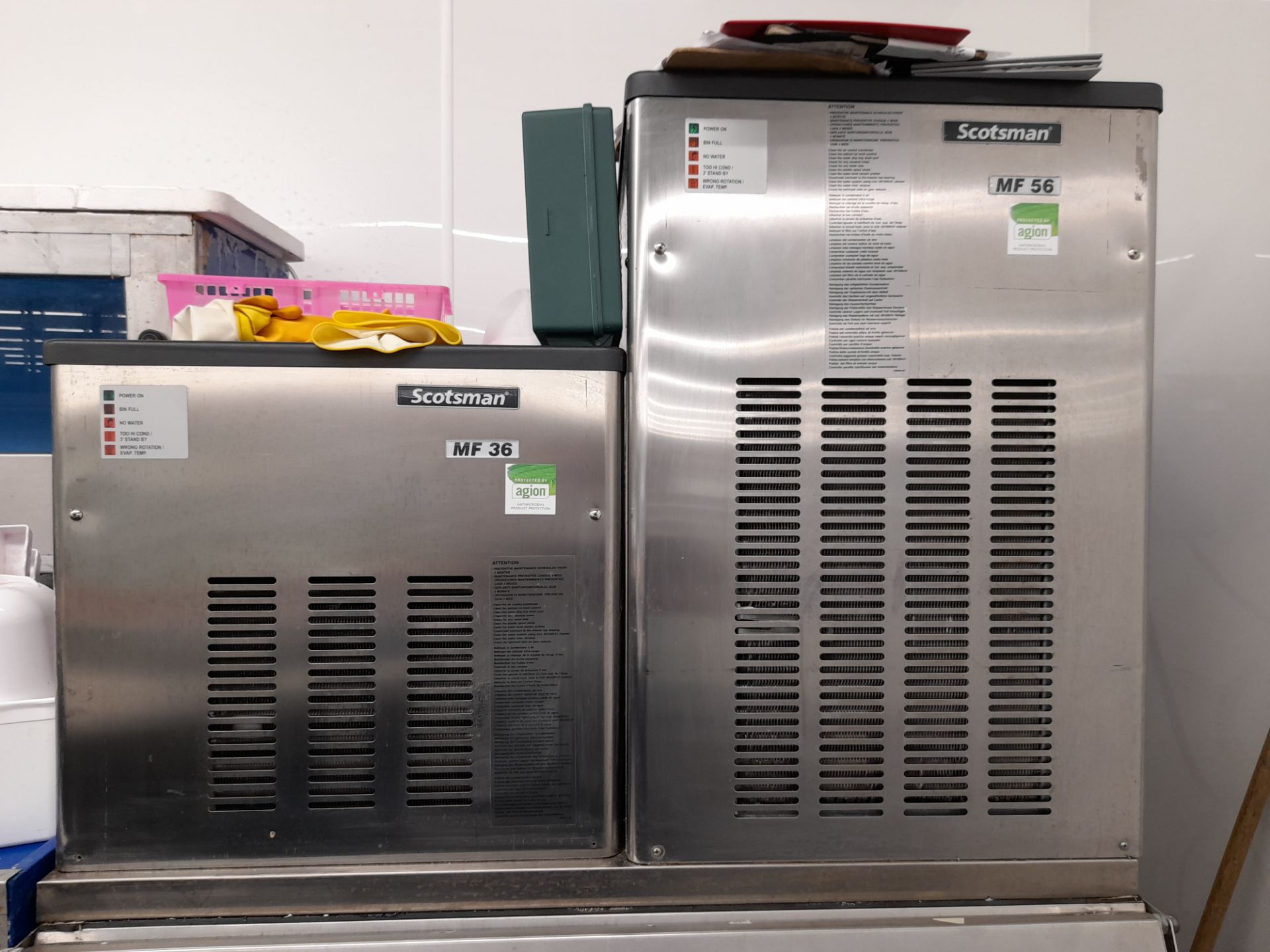 Scotsman MF36/MF56 stainless steel ice machine (only available for