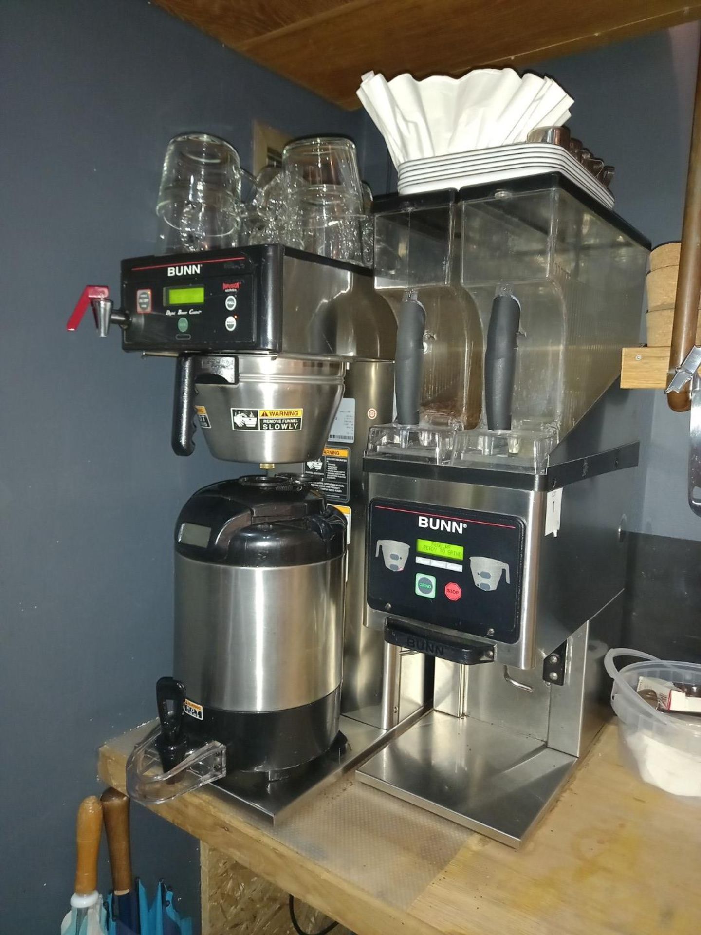 Bunn ICBA Coffee Brewer with Bunn MHGA IP x 1 Coffee Grinder 240v - Image 7 of 7