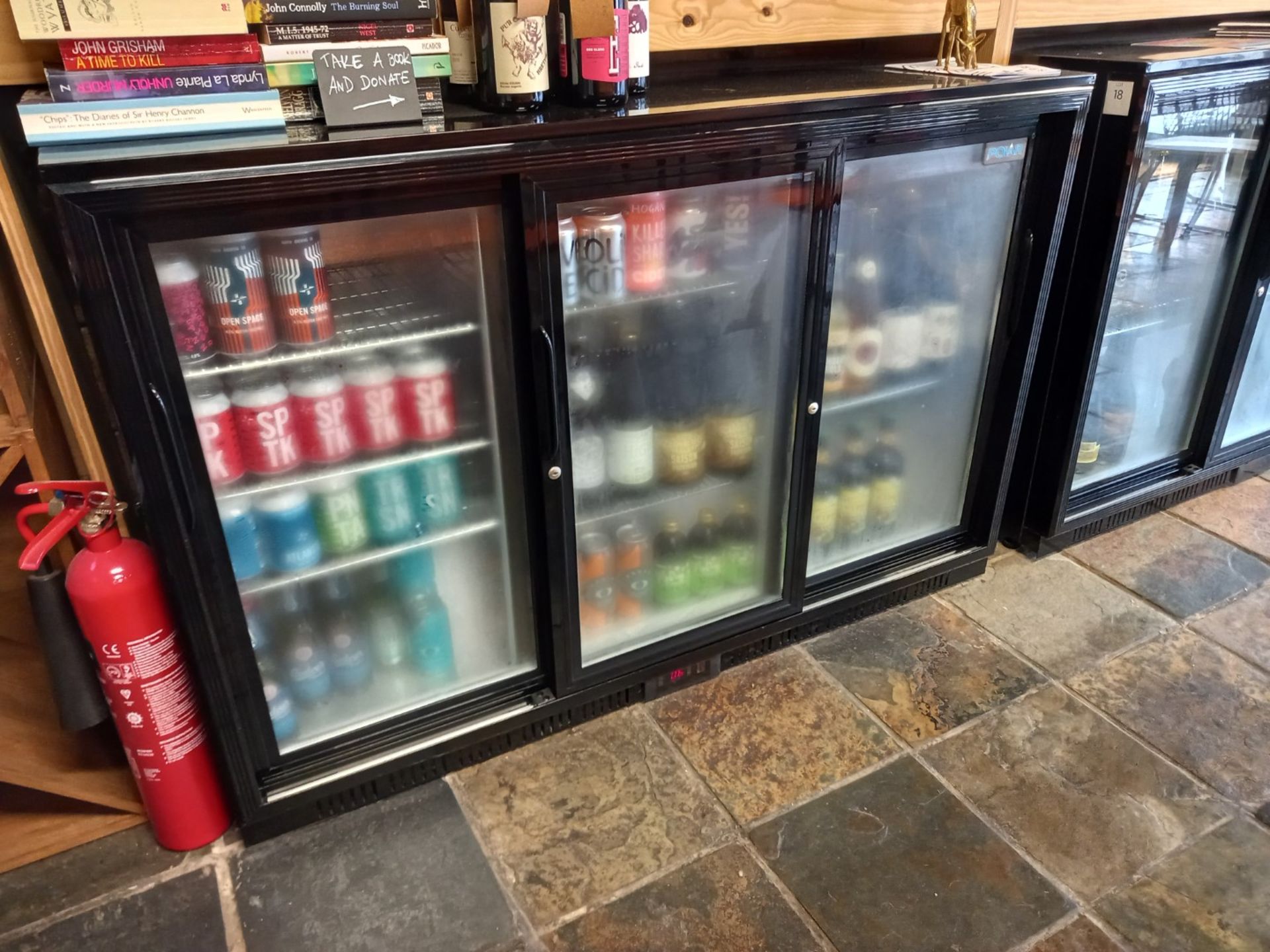 Polar Triple Glazed Door Bottle Fridge 240v