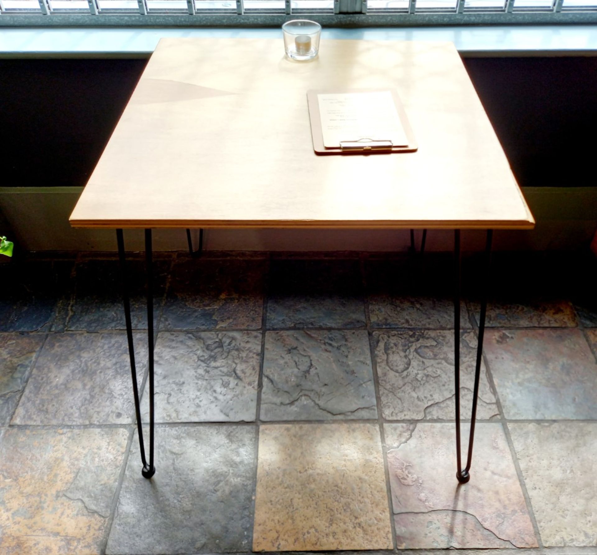 Hairpin Bistro Table 700 x 700 - Image 3 of 3