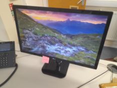 8x Various Flatscreen Monitors to include 2x HP243, 1x LG 24M47VQ, 1 Asus S5248, 1x Edge10 GB2XX, 1x