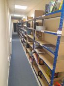 14x Bays of Boltless Racking, 1200x300x2000. CONTENTS EXCLUDED