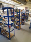 12 Bays of Lightweight Boltless Racking (4x 1840x4