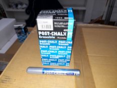 1 x Box of Kuretake Post-Chalk Erasable Silver PMA-570ME Markers, approximately 700 markers,