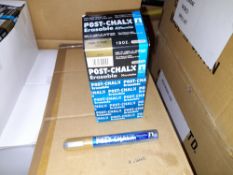 1 x Box of Kuretake Post-chalk Erasable Gold PMA-570 Markers, approximately 700 markers, approximate