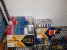 9 x Packs of assorted Kuretake Posterman Markers to include 2mm & 15mm