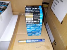 1 x Box of Kuretake Post-chalk Erasable Gold PMA-570 Markers, approximately 700 markers, approximate