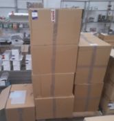 13 x Boxes to pallet of plastic A4 Slim Document Containers Approx. 50 per box, and approximately