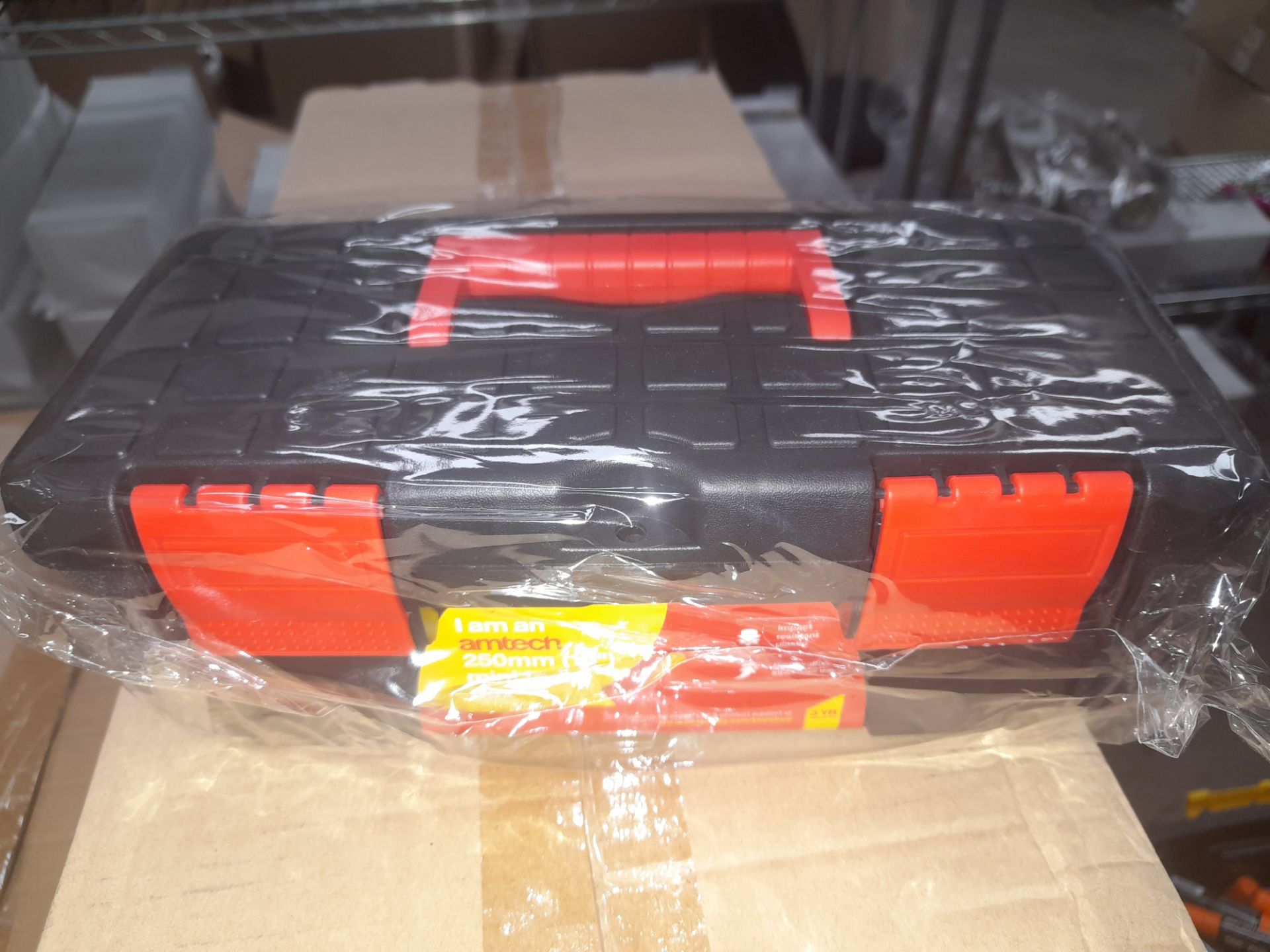 1 x Box of Amtech 10” Multi Plastic Mini Toolboxes (2 x cartons per box, 10 x tool boxes per carton, - Image 3 of 3