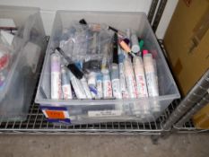 Assortment of Markers to crate to include Zig Acrylista PAC-120, Goodplus FM-450