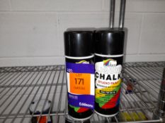 4 x 400ml Cans of Rainbow Liquid Chalk Studio Paint